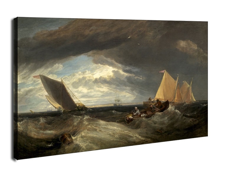Image of The Junction of the Thames and the Medway, William Turner - obraz na płótnie Wymiar do wyboru: 60x40 cm
