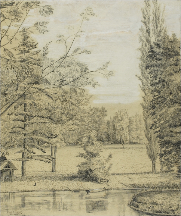 Image of Mess Downstream, the Auteuil Quai, Henri Rousseau - plakat Wymiar do wyboru: 42x59,4 cm