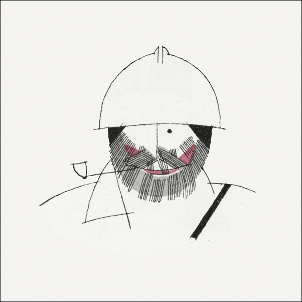 Image of Capitaine George - plakat Wymiar do wyboru: 40x40 cm