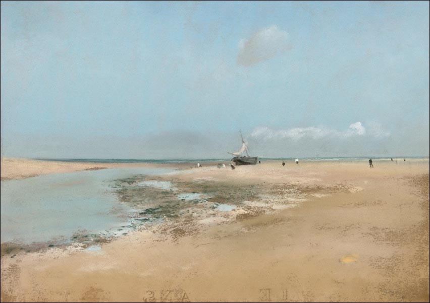 Image of Beach at Low Tide, Edgar Degas - plakat Wymiar do wyboru: 100x70 cm