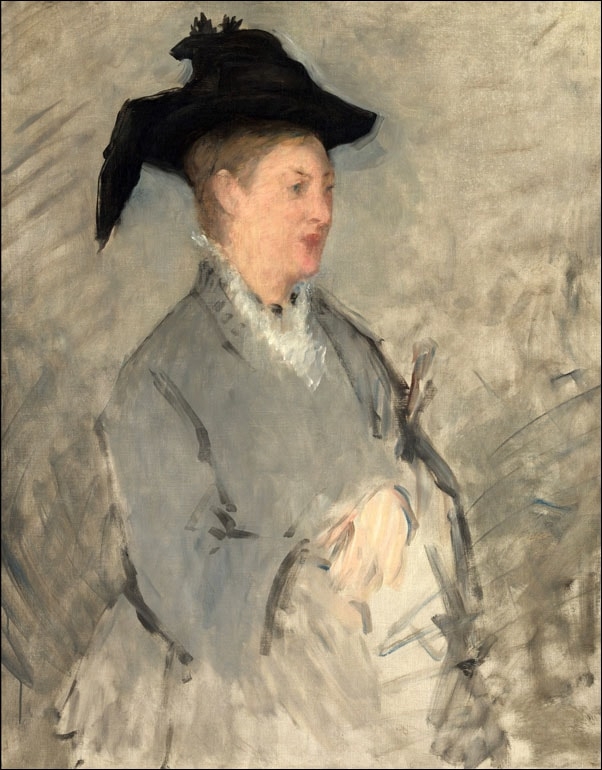 Image of Madame Edouard Manet (Suzanne Leenhoff, 1830 1906), Edouard Manet - plakat Wymiar do wyboru: 30x40 cm