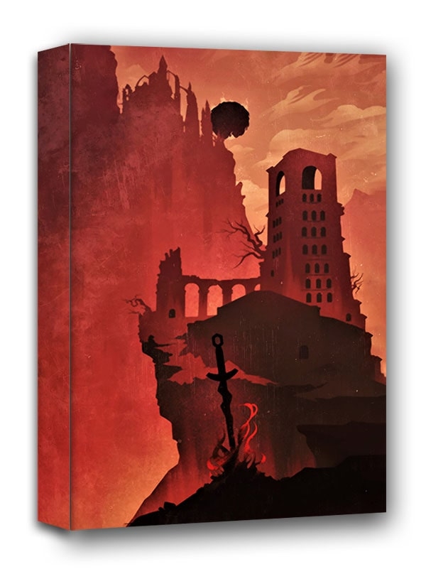 Image of Dark Souls, The Kingdom of Lothric - obraz na płótnie Wymiar do wyboru: 20x30 cm
