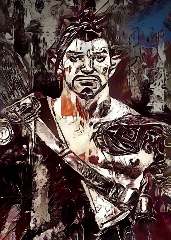 Image of Legends of Bedlam - Hanzo, Overwatch - plakat Wymiar do wyboru: 40x60 cm