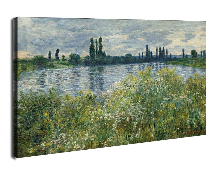 Image of Banks of the Seine, Vétheuil, Claude Monet - obraz na płótnie Wymiar do wyboru: 40x30 cm