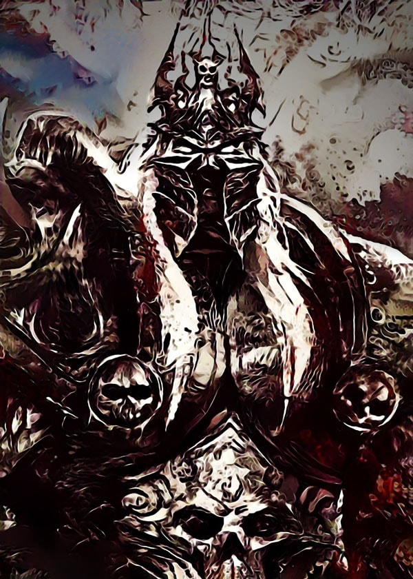 Image of Legends of Bedlam - Arthas, Warcraft - plakat Wymiar do wyboru: 50x70 cm