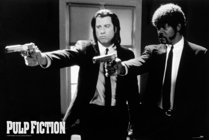 Pulp Fiction - Pistolety - plakat