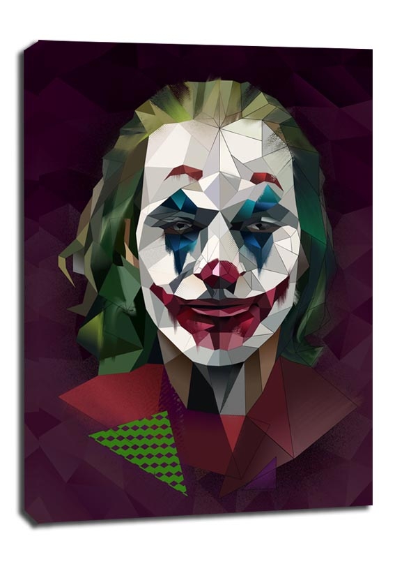 Image of Joker ciemne tło - obraz na płótnie Wymiar do wyboru: 90x120 cm
