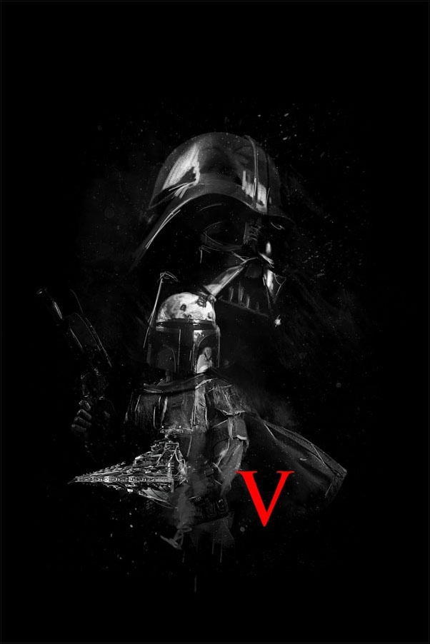 Image of Star Wars Gwiezdne Wojny epizod V - plakat premium Wymiar do wyboru: 70x100 cm
