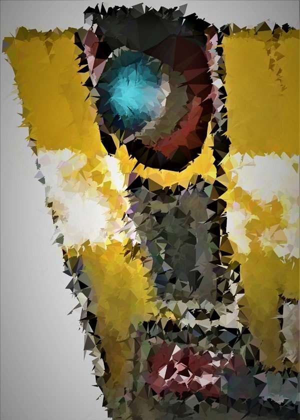 Image of POLYamory - Claptrap, Borderlands - plakat Wymiar do wyboru: 20x30 cm