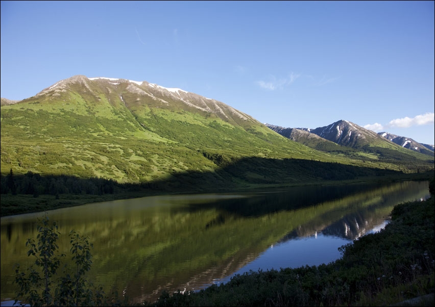 Image of Scenic view from the Seward Highway in the Chugach National Forest., Carol Highsmith - plakat Wymiar do wyboru: 40x30 cm