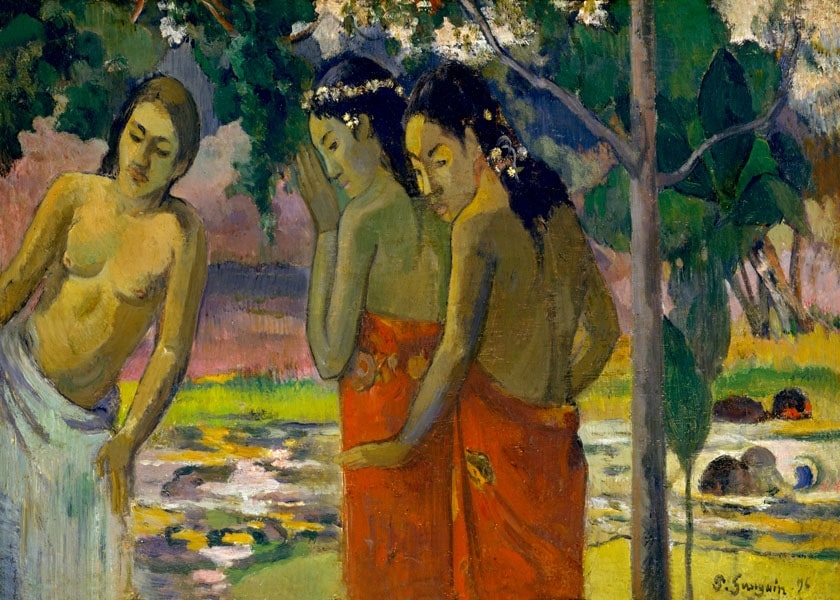 Image of Three Tahitian Women, Paul Gauguin - plakat Wymiar do wyboru: 80x60 cm
