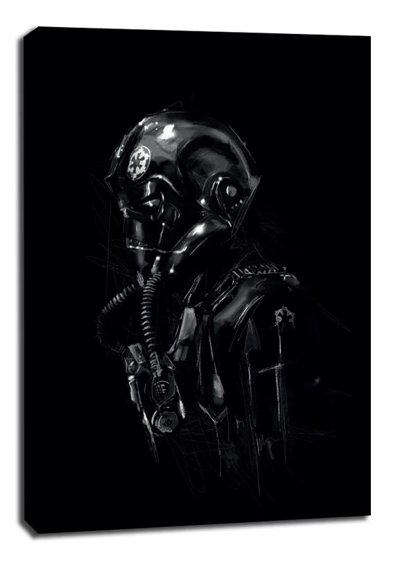Image of Star Wars Gwiezdne Wojny TIE pilot - obraz na płótnie Wymiar do wyboru: 30x40 cm