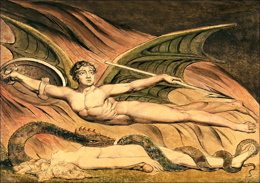 Image of Satan Exulting over Eve, William Blake - plakat Wymiar do wyboru: 42x29,7 cm