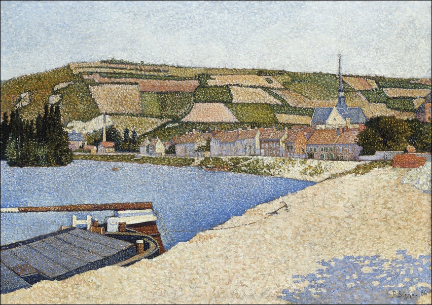 Image of Les Andelys, Côte d’Aval, Paul Signac - plakat Wymiar do wyboru: 29,7x21 cm