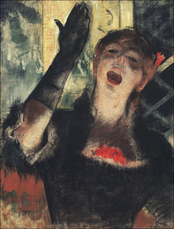 Image of Café Singer, Edgar Degas - plakat Wymiar do wyboru: 30x40 cm