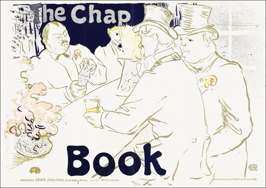 Image of The Chap / Book, Henri De Toulouse-Lautrec - plakat Wymiar do wyboru: 100x70 cm