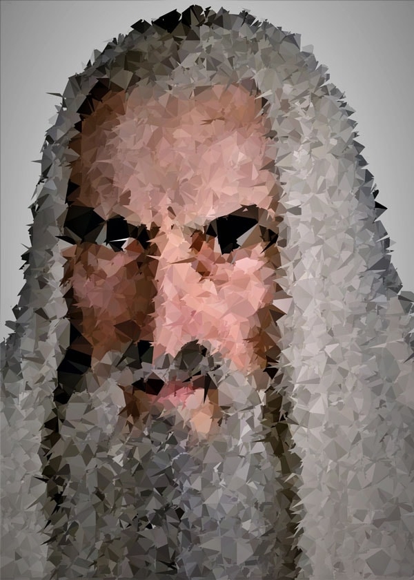 Image of POLYamory - Saruman, Władca Pierścieni - plakat Wymiar do wyboru: 20x30 cm