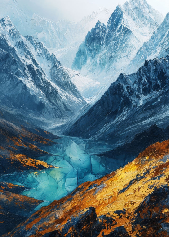Image of Góra - plakat Wymiar do wyboru: 20x30 cm