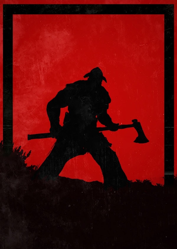 Image of For Honor - Raider - plakat Wymiar do wyboru: 30x40 cm