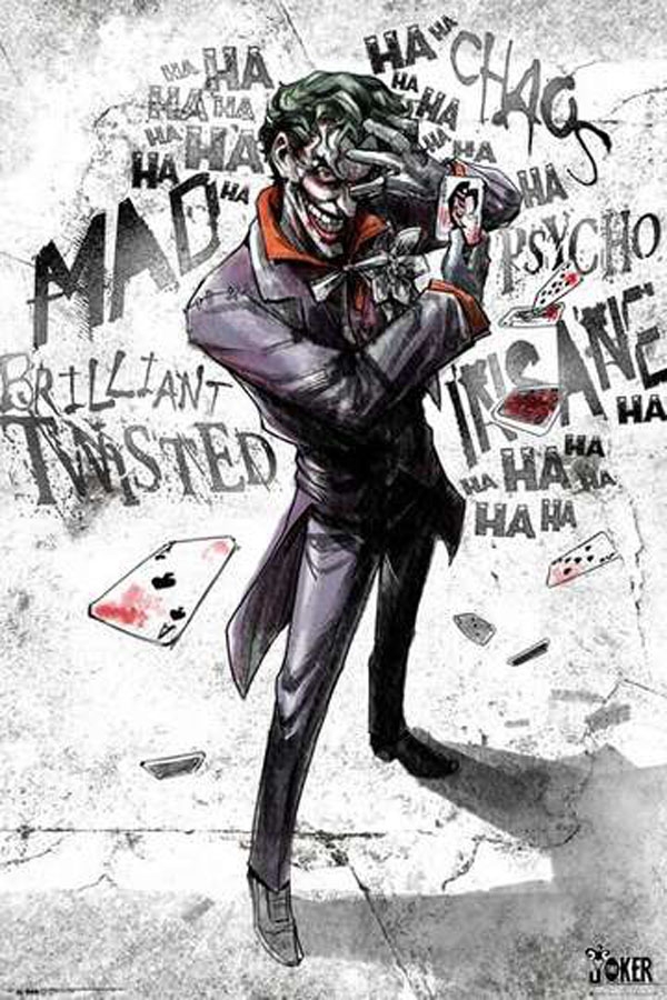 Image of DC Comics Joker Szaleństwo - plakat