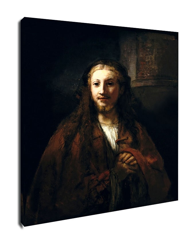 Image of Christ with a Staff, Rembrandt - obraz na płótnie Wymiar do wyboru: 20x30 cm