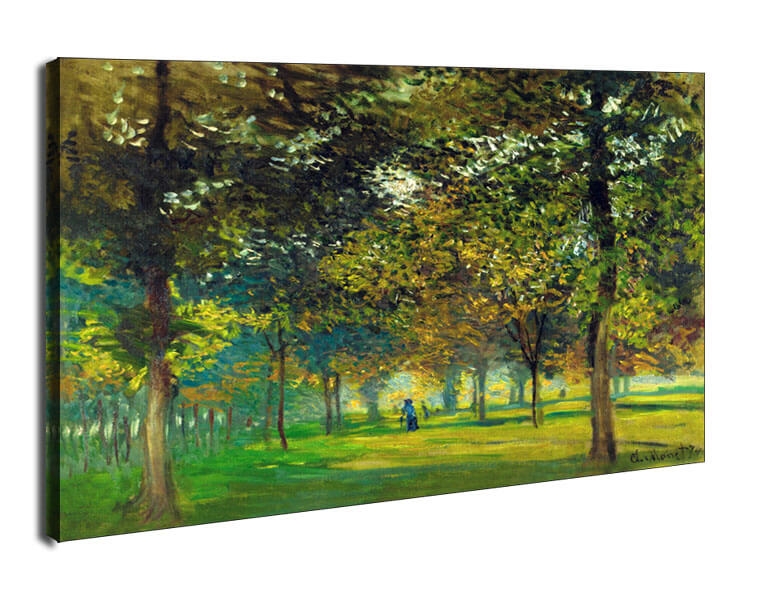 Image of The allee du champ de foire at argenteuil, Claude Monet - obraz na płótnie Wymiar do wyboru: 70x50 cm