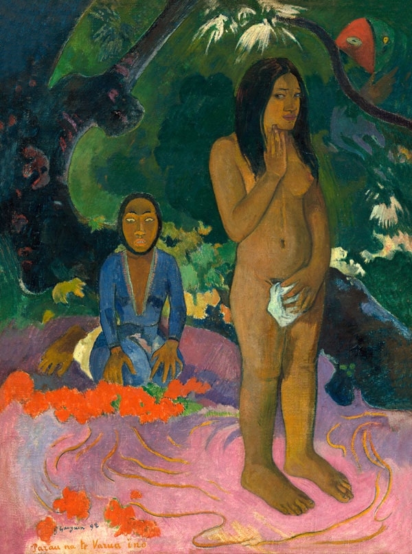 Image of Words of the Devil, Paul Gauguin - plakat Wymiar do wyboru: 40x50 cm