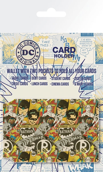 Image of DC Comics Bohaterowie Retro - Okładki na Dokumenty i Karty