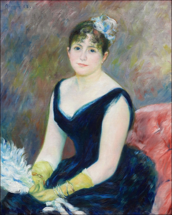 Image of Madame Léon Clapisson, Auguste Renoir - plakat Wymiar do wyboru: 30x40 cm