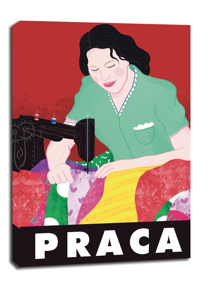 Image of Praca - obraz na płótnie Wymiar do wyboru: 20x30 cm
