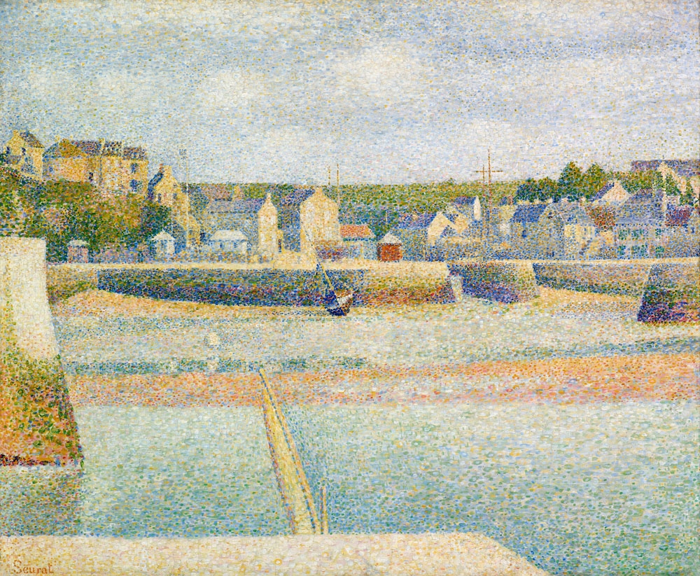 Image of Georges Seurat The Outer Harbor (1888) - plakat Wymiar do wyboru: 91,5x61 cm