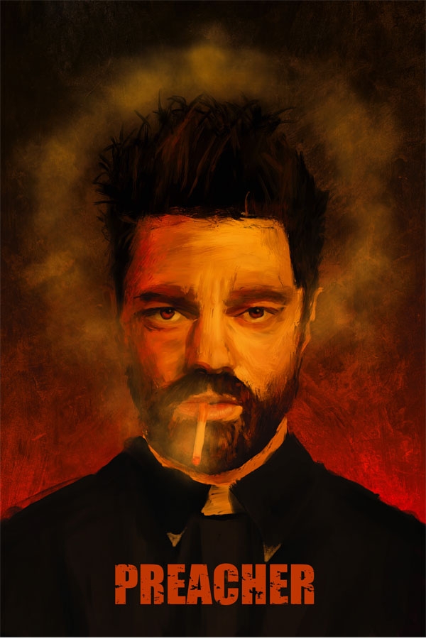 Image of Preacher - plakat premium Wymiar do wyboru: 70x100 cm