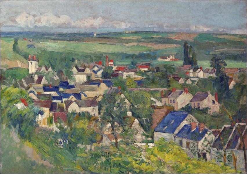 Image of Auvers, Panoramic View, Paul Cézanne - plakat Wymiar do wyboru: 84,1x59,4 cm