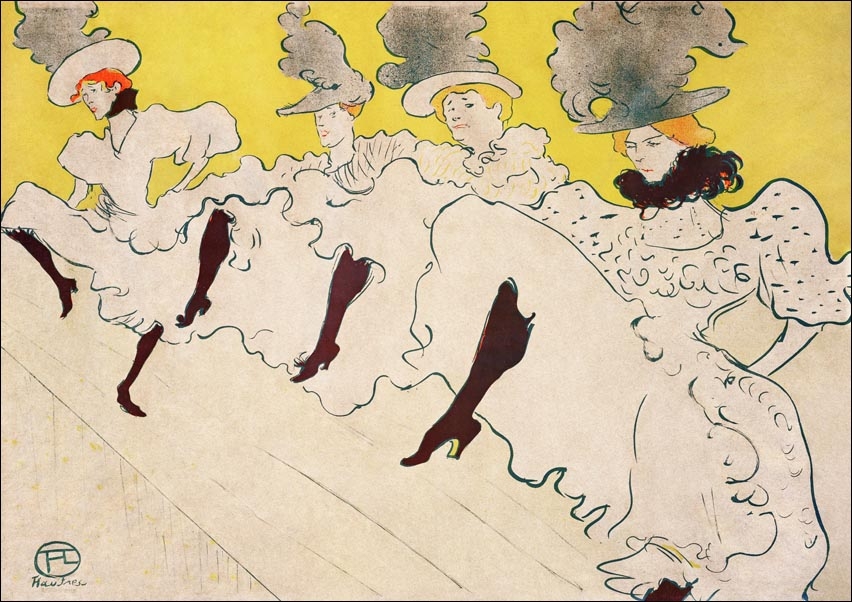 Image of Mademoiselle Eglantine’s Troupe, Henri De Toulouse-Lautrec - plakat Wymiar do wyboru: 100x70 cm