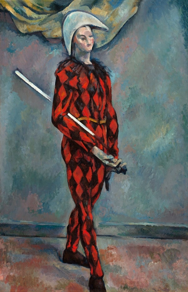 Image of Harlequin, Paul Cézanne - plakat Wymiar do wyboru: 21x29,7 cm