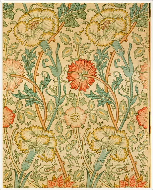 Image of Pink and Rose, William Morris - plakat Wymiar do wyboru: 70x100 cm