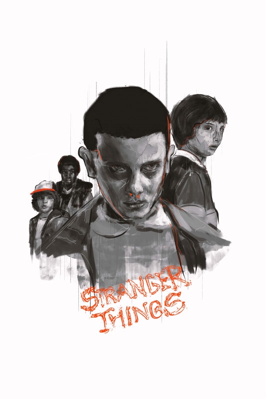 Image of Stranger Things - plakat premium Wymiar do wyboru: 50x70 cm