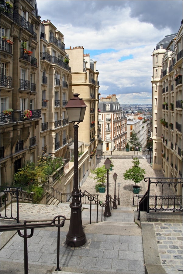 Image of Paryż. Paris Montmartre - plakat Wymiar do wyboru: 20x30 cm