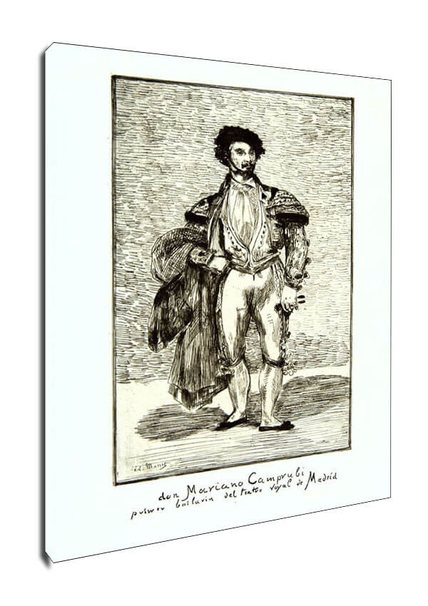 Image of Don Mariano Camprubi( Le Bailarin), Edouard Manet - obraz na płótnie Wymiar do wyboru: 40x50 cm