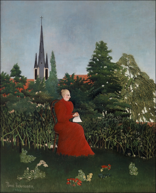 Image of Bouquet of Flowers with China Asters and Tokyos, Henri Rousseau - plakat Wymiar do wyboru: 42x59,4 cm