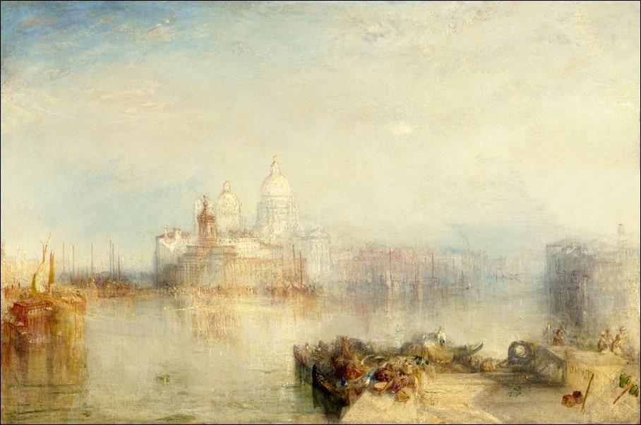 Image of The Dogana and Santa Maria della Salute, Venice, William Turner - plakat Wymiar do wyboru: 40x30 cm