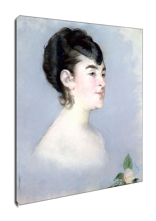 Image of Mademoiselle Isabelle Lemonnier, Edouard Manet - obraz na płótnie Wymiar do wyboru: 70x100 cm
