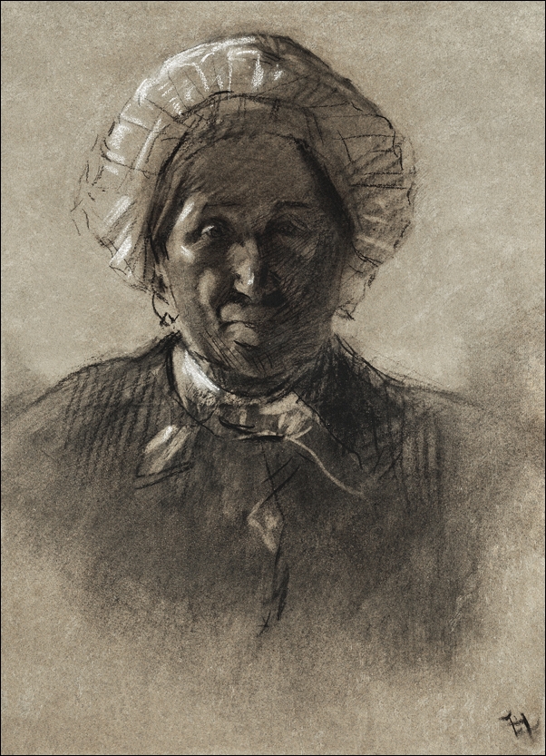 Image of Old Woman, Henri De Toulouse-Lautrec - plakat Wymiar do wyboru: 30x40 cm