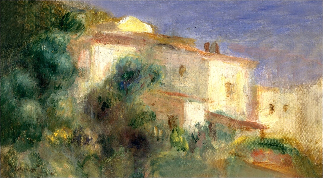 Image of Maison de la Poste, Cagnes, Auguste Renoir - plakat Wymiar do wyboru: 59,4x42 cm