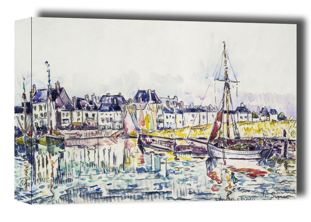 Image of Le Croisic, Paul Signac - obraz na płótnie Wymiar do wyboru: 70x50 cm