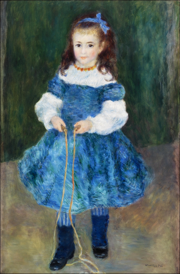 Image of Girl with a Jump Rope, Auguste Renoir - plakat Wymiar do wyboru: 21x29,7 cm