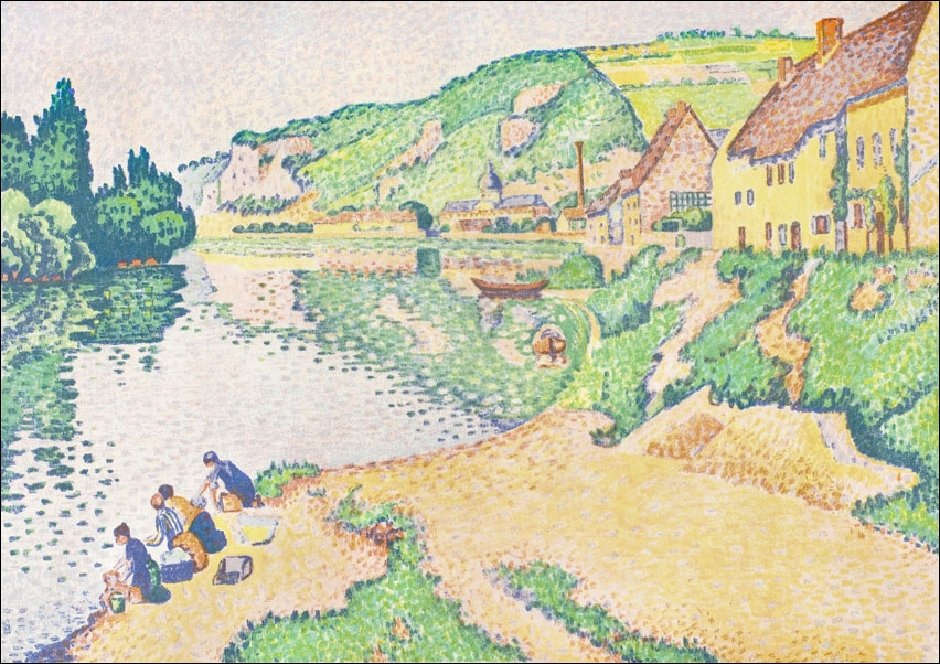 Image of The Andelys, Paul Signac - plakat Wymiar do wyboru: 100x70 cm