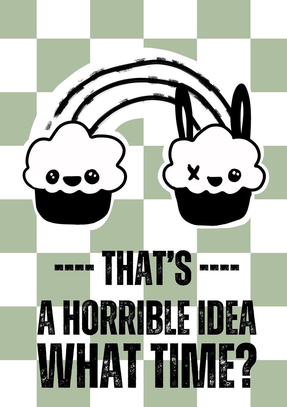 Image of horrible idea - plakat Wymiar do wyboru: 40x50 cm