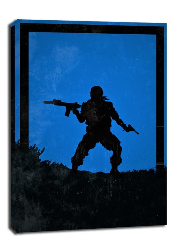 Image of Dawn of Heroes - Big Boss, Metal Gear - obraz na płótnie Wymiar do wyboru: 30x40 cm