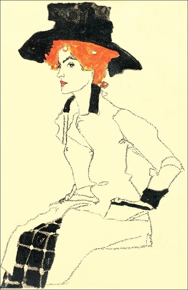 Image of Portrait of a Woman III, Egon Schiele - plakat Wymiar do wyboru: 20x30 cm